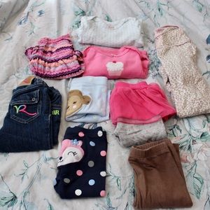 0-3month baby girl clothes bundle